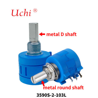 Potenciômetro Rotativo de Precisão Multivoltas Bobinado 3590 10k Ohm 5% 2w