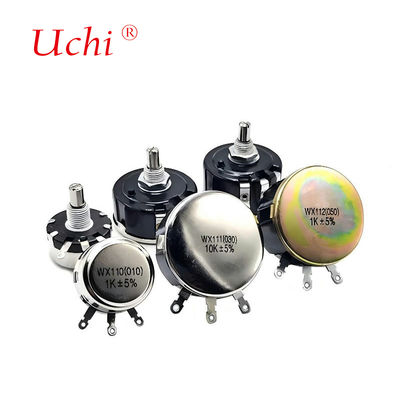 Potenciômetro Bobinado de Volta Única WX111 Resistor Ajustável 1w Potenciômetro Rotativo de Precisão