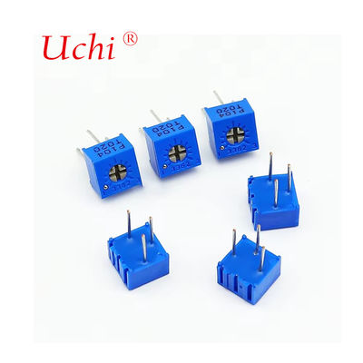 Potenciômetro de Precisão de Ajuste Fino 3362S 10K Metal Vidro Esmalte Resistor Ajustável de Precisão