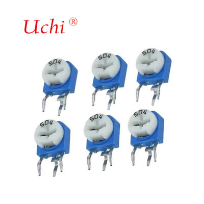 RM065 Resistente ajustável 0.1w Vertical Fine-Tuning B50k 9mm Potentiômetro deslizante