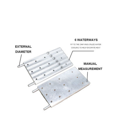 S19-JPRO Caixa de computador Refrigerado a água Manifold Radiador de alumínio líquido Refrigerador líquido