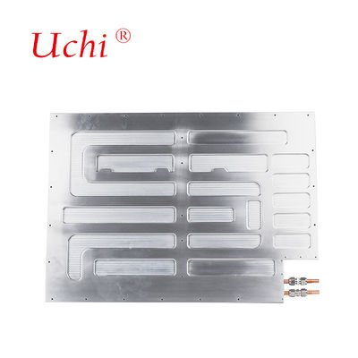 Placa fria de alumínio personalizada para resfriamento líquido, placa fria de resfriamento, novo tipo, compressor de água grande, placa térmica líquida