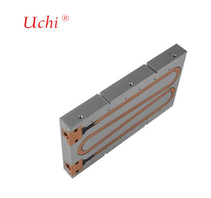 Bloco de resfriamento líquido personalizado de 30mm refrigerado a água, feito de liga de alumínio