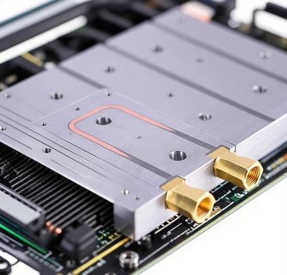 Micro-pequena bateria de refrigeração por água Placa de refrigeração por líquido de alumínio Superfície resfriada por líquido