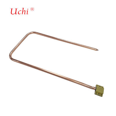 Tubo de calor curvo em ângulo reto refrigerado por líquido de cobre