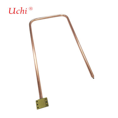 Tubo de calor curvo em ângulo reto refrigerado por líquido de cobre