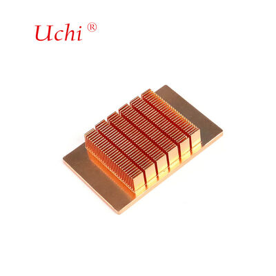58W Alta Densidade Pin Finhas de cobre Skived Heatsink