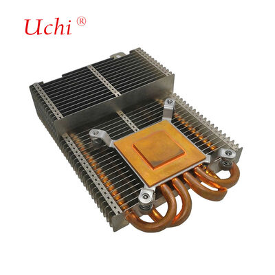 Cobre de alumínio com barbatana empilhada e dissipador de calor de composição ativa