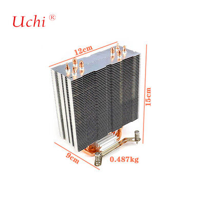 Clip-type Zipper Fin Computador CPU Lava-chamas com 4 tubos de calor