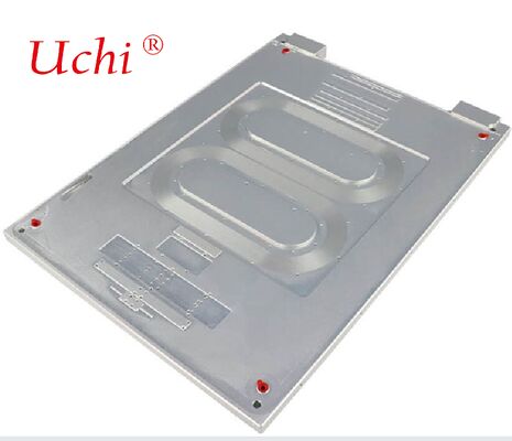 Tubo de cobre enterrado em profundidade de duplo loop de fibra laser de refrigeração por água placa fria