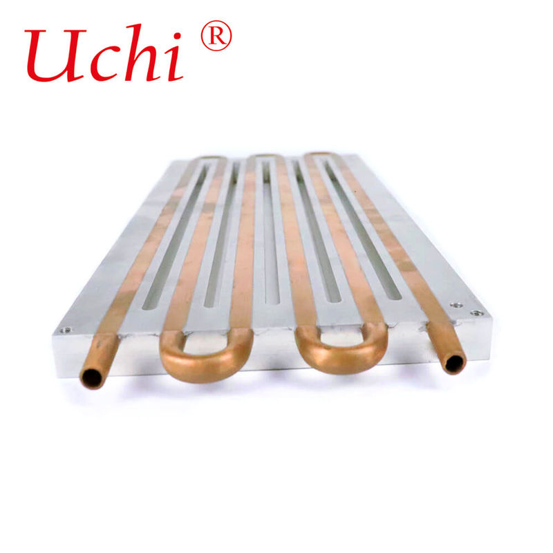 Placa de refrigeração por água Placa de refrigeração por água de alumínio Placa de refrigeração por água de alumínio uma liga de alumínio Lava-chamas de refrigeração por água de alumínio