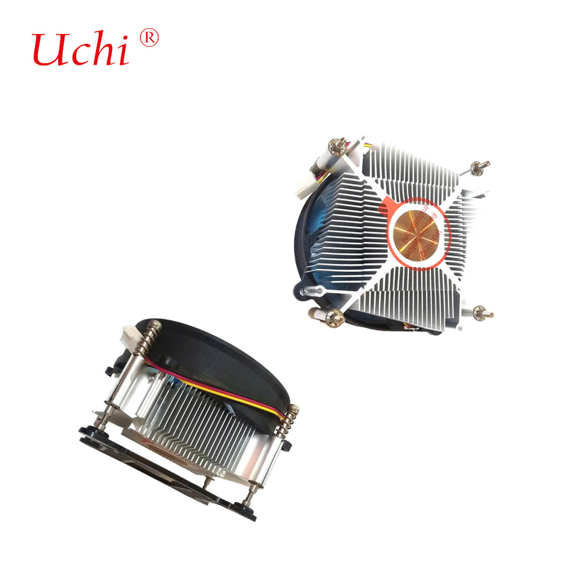 12V Dc Copper Center Radiator TDP 75W Para Processador de Pc Refrigerador 4 pin PWM Socket 1700 1200 1150 1151 1155 1156 Cpu Fano de Ar Refrigerador