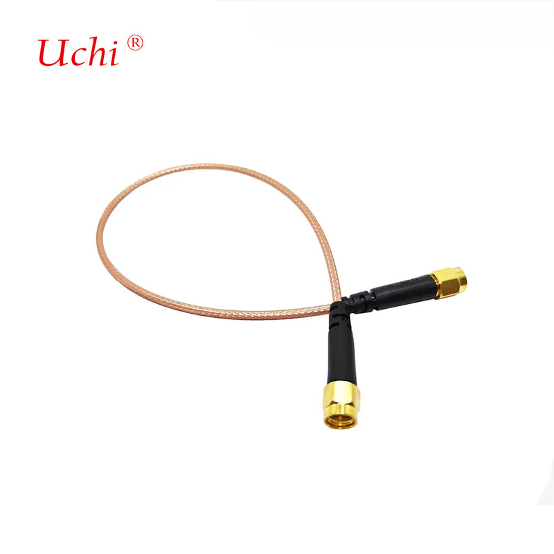 Low Loss SMA Male Plug To SMA Male Plug RG316 Wire Tail Patch Cord Expansão de Cable Assembly