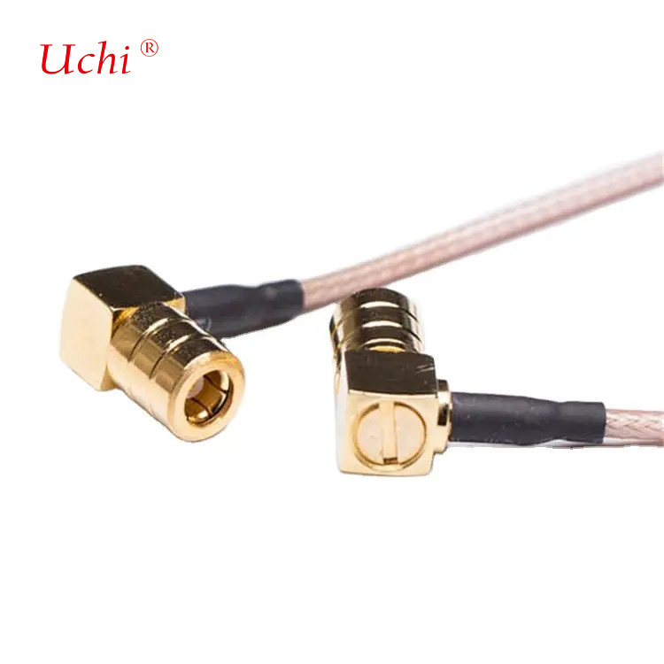 90 graus SMB macho para ângulo macho Plug feminina com cabo coaxial RG316 50 ohm