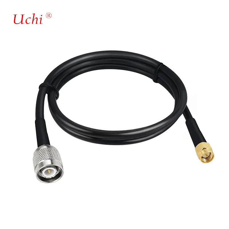 RG58 SMA Homem para TNC Homem Baixa Perda 50 Ohm RF Adaptador de cabo coaxial TNC para SMA Cabo de extensão para dispositivos LAN sem fio