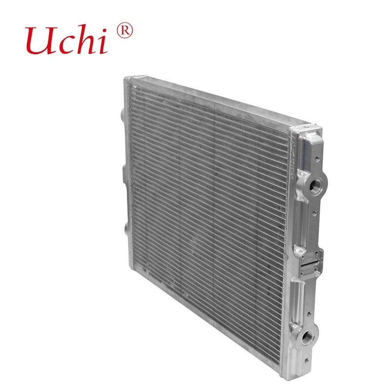 Trocador de calor água-placa-aleta Microcanal Compacto Leve