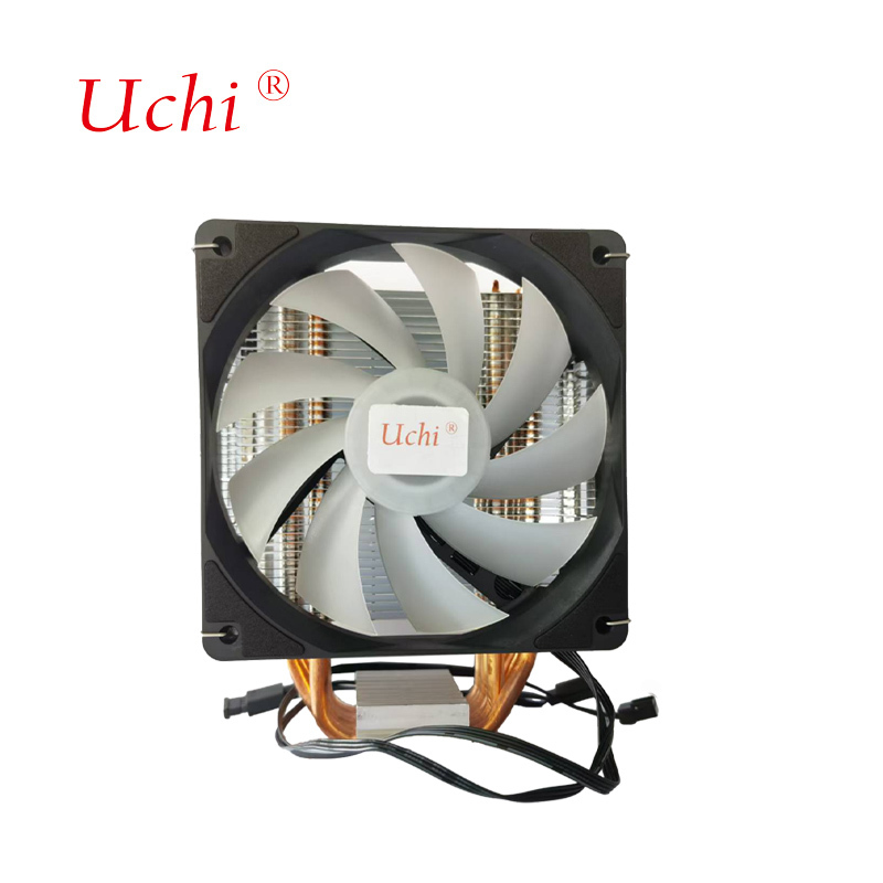Ventoinha de 120mm para CPU de Computador Vem com 6 Tubos de Calor para Controle de Temperatura de Alta Eficiência