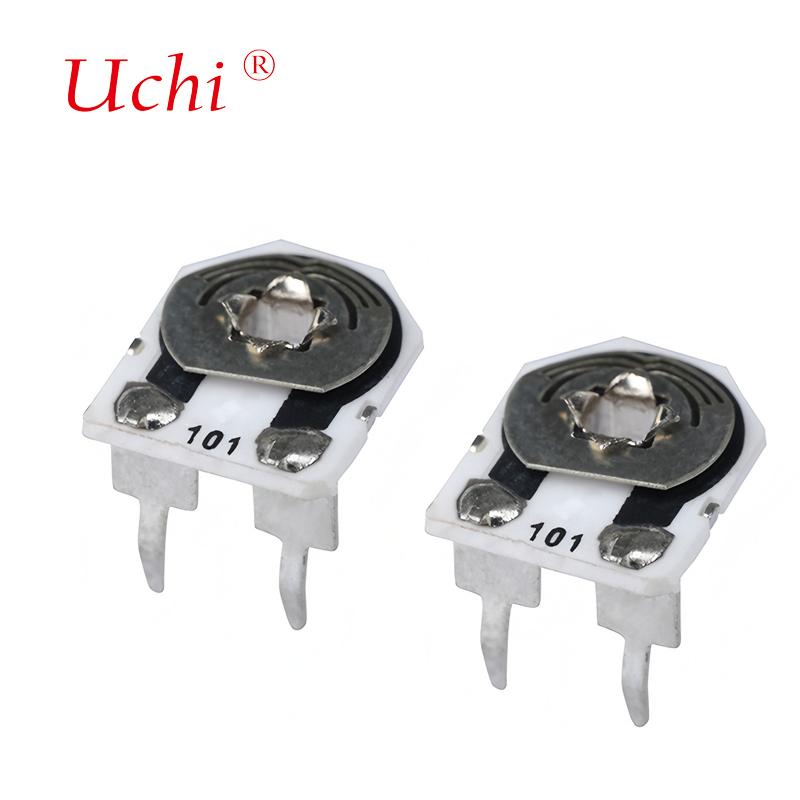 Potenciômetro de volta única W206 Metal Vidro Esmalte Aparador Potenciômetro 0,25 watts Potenciômetro pré-definido