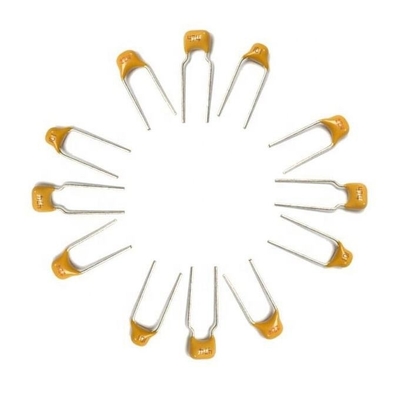 capacitor cerâmico do MERGULHO de 22pF 100V amplamente utilizado para a fonte de alimentação de alta tensão