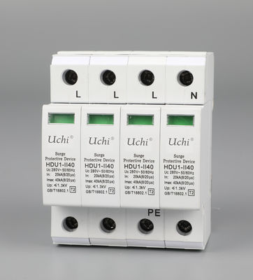 Tensão de construção exterior 200 do SPD do dispositivo de proteção do impulso do assoalho baixa/380VAC