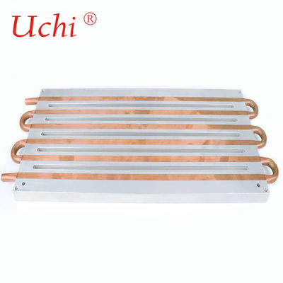 A precisão fez à máquina o dissipador de calor frio de refrigeração água da placa para o amplificador de potência