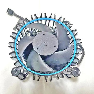 Refrigerador de CPU de radiador de alumínio Refrigerador de ventilador de ar de baixo ruído