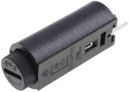 suporte do fusível da placa de circuito do PWB de 10A 250VAC com passo terminal 10mm