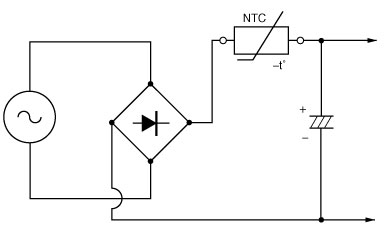 Termistor de limitação atual do poder NTC do Inrush para a aplicação da proteção de circuito
