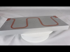 Equipamento industrial radiador de tubo de cobre de perfil de alumínio, radiador de placa de água fria de alta potência